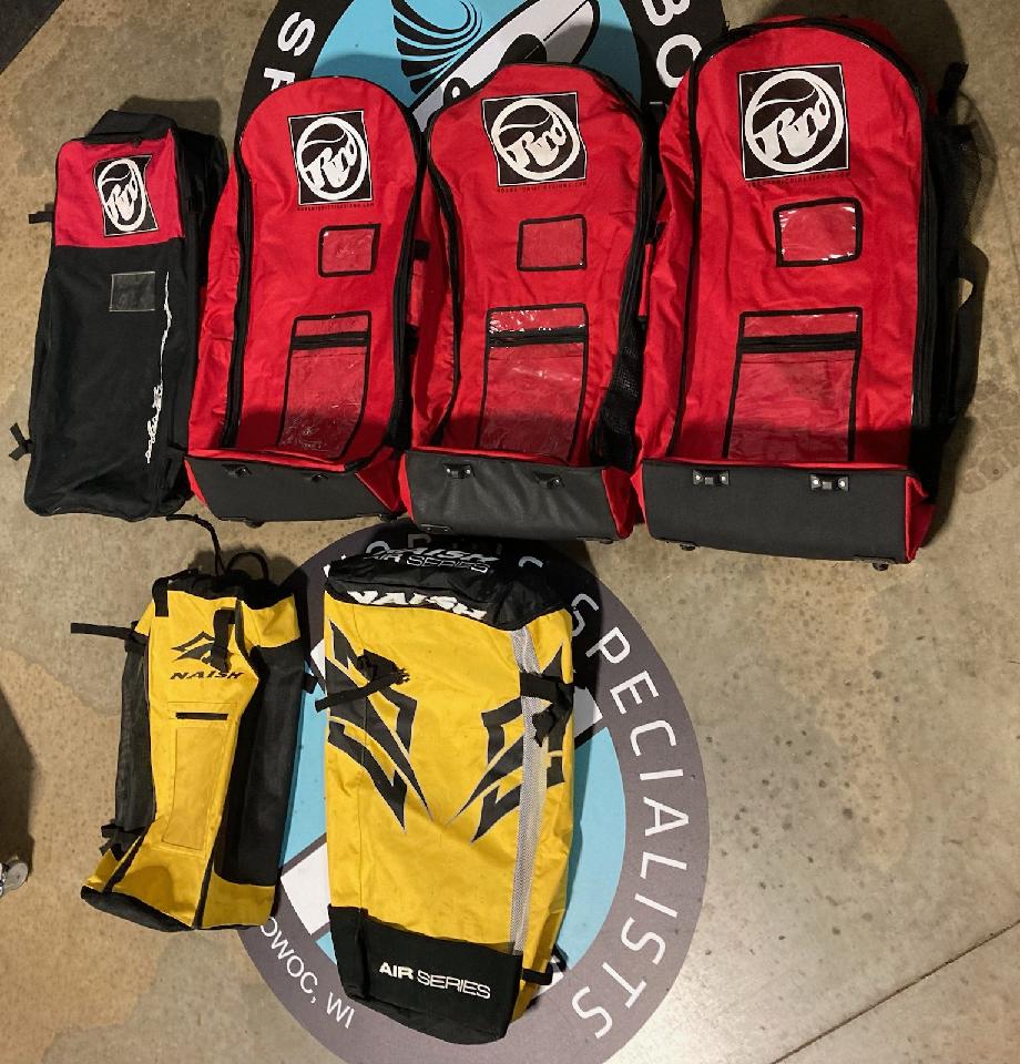 Demo Inflatable Back-Pack Bags by RRD, Surftech and Naish
