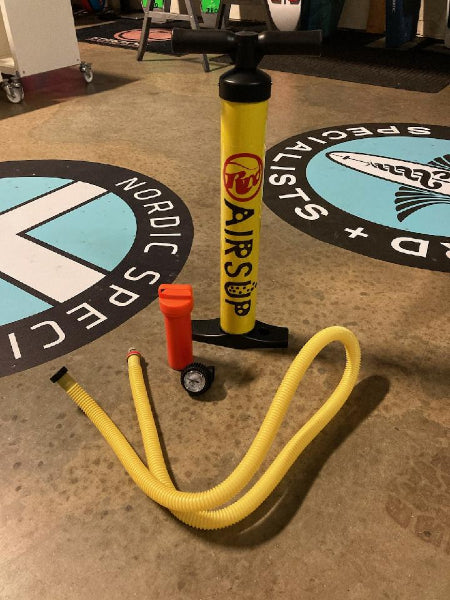 RRD HD Pump w/Gauge, Repair Kit & Carry Handle PaddleboardSpecialists