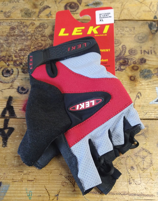 Leki Grau Schwarz Nordic Walking Gloves